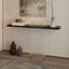 Console moderne en bois massif noir-519605975