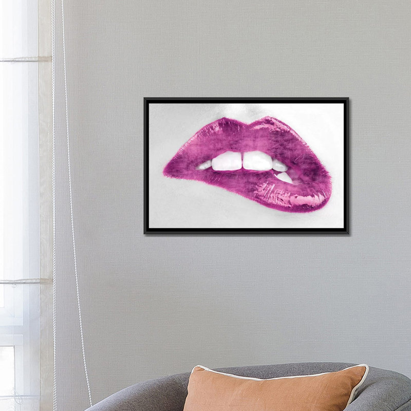 Luscious - impression sur toile tendue, H 18 po x l 26 po x P 1,5 po, Toile avec cadre noir, Pas de tapis