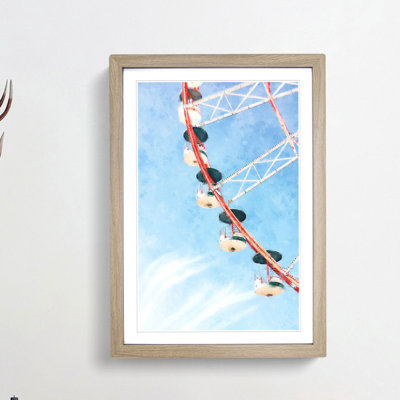 Ferris Wheel - Picture Frame Painting Print