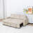 Modern Sleeper Sofa With Pull Out Bed & Storage Chaise-156945830