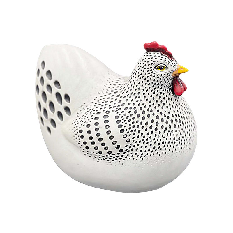Figurine Mckenzee, H 6,69 po x l 5,7 po x P 4,06 po, Blanc