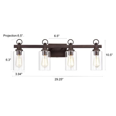 Breakwater Bay Dousman 4 - Light Vanity Light & Reviews | Wayfair