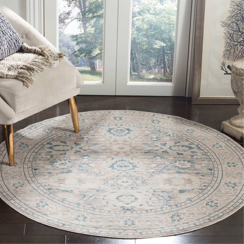 Ottley Performance Oriental Rug, Round 5'