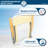 Life Is Good 4-Position Backpack Aluminum Beach Chair With Pillow And Cup Holder Yellow And Navy Blue 2 Pack
