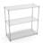 48" H X 48" W X 18" D Height Adjustable Storage 3-tier Wire Shelving Unit-1508488224