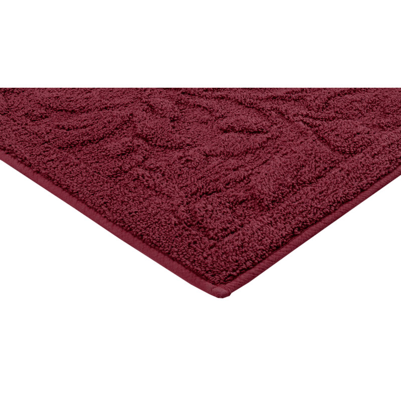 Tapis pour salle de bain Berger, Rectangle H 36 po x l 60 po x P 0,47 po, Cabernet