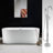 67" x 32"  Whirlpool/Air Bubble Freestanding Soaking Double Ended Bathtub with Faucet