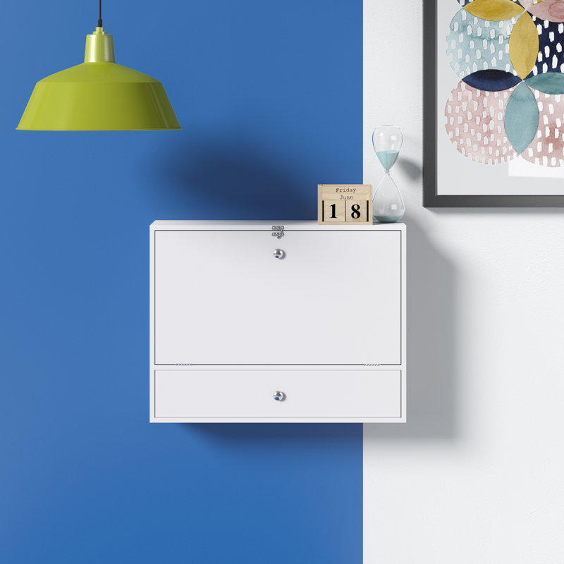 Camus Floating Desk, White