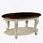 Table basse ovale en bois 42 pouces-784089858-784089859