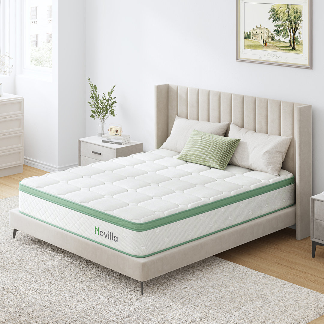 Novilla 25cm Ortho Memory Foam Pocket Sprung Zoned Mattress