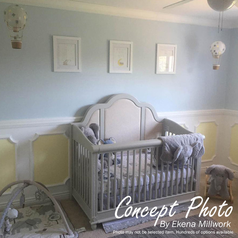 Bedford White Polyurethane Decorative Chair Rail Moulding