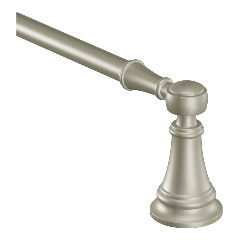 Moen Weymouth 24" Wall Mounted Towel Bar, Brushed Nickel