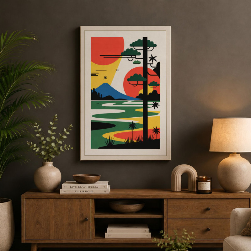 Print, 30x20 - 76.2 x 50.8 cm, Ochre Border