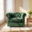 Fauteuil club Chesterfield Christopher Knight Home l 39,25 po x P 33,75 po x H 27,25 po