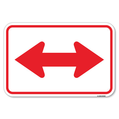 Flèche bidirectionnelle (rouge) / 24310