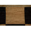 Tapis noir en laine noué à la main de conception unique 8 pi 2 po x 10 pi 3 po Anabel