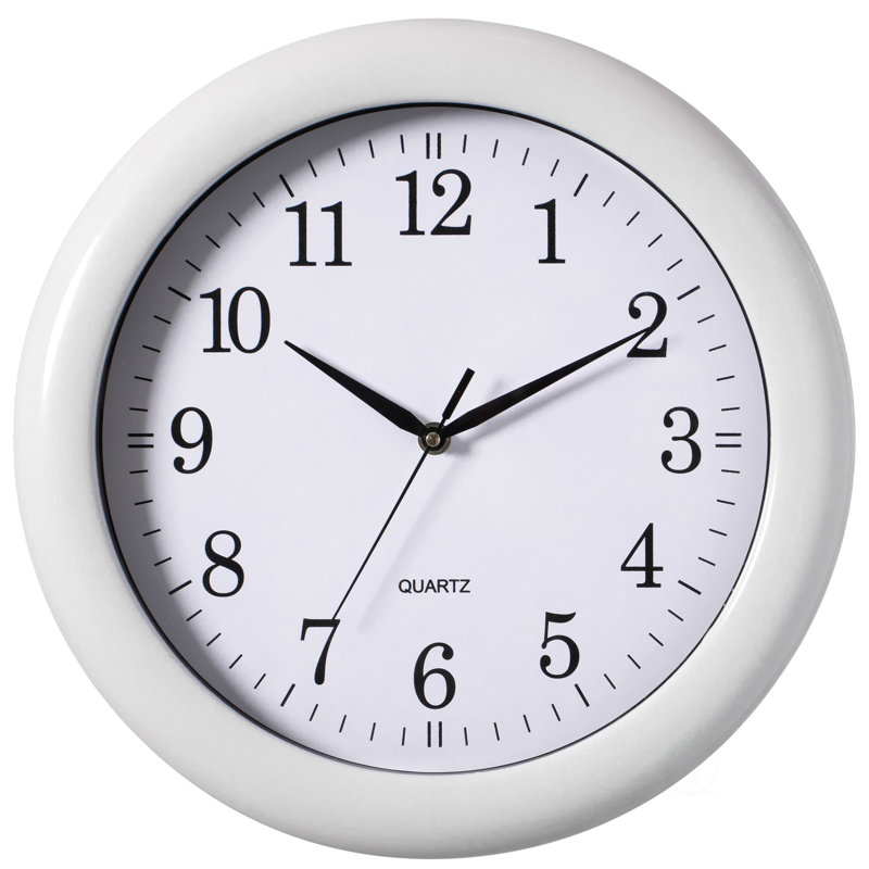 Wall Clock, White