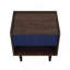 Table de chevet cannelée 20 po Duane en bleu marine (1 tiroir) Duane-504317527