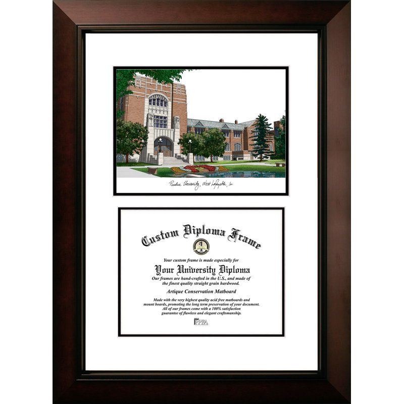 Cadre de diplôme purdue boilermakers legacy NCAA
