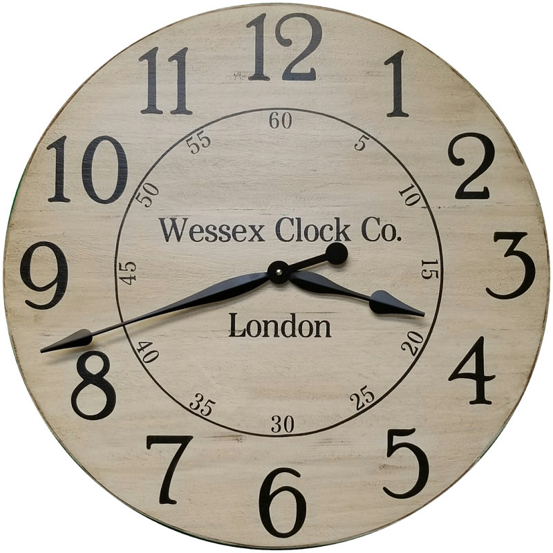 Horloge murale surdimensionnée Creston, Moyen
