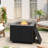 30Inch Square  Steel Fire Pit Table, In Black,40000BTU