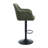 Upholstered Counter Height Stool, 360 Degree Swivel Bar Stool with Arms-180407250