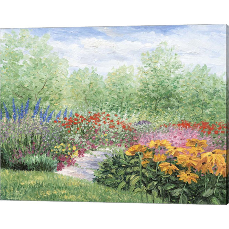 Impressionnant jardin par Kevin Dodds, art mural sur toile