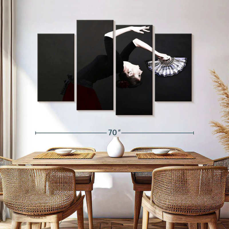Enn Spanish Flamenco Dancer, 42" H x 68" W