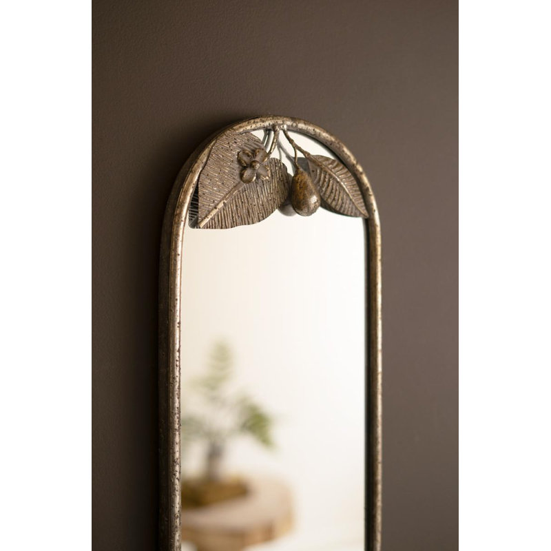 Miroir TALL RUSTIC avec cadre en feuille