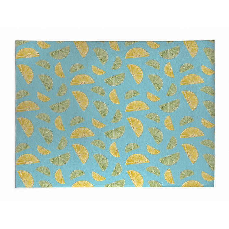 Summer Limes & Lemons Outdoor Rug