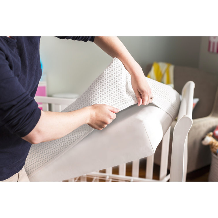 Naturepedic Lullaby Earth Breathe Safe Waterproof Crib Mattress Pad