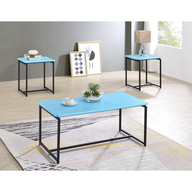 Coffee Table, Blue / Black