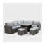 Ensemble de conversation modulaire de huit articles avec coussins-87536681-87536680