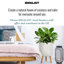 Concrete Effect Cylinder Round Planter on Hardwood Legs, Round Indoor Plant Pot Stand for Indoor Plants, Indoor Flower Pot with Plaited Pattern-703551395-703551392