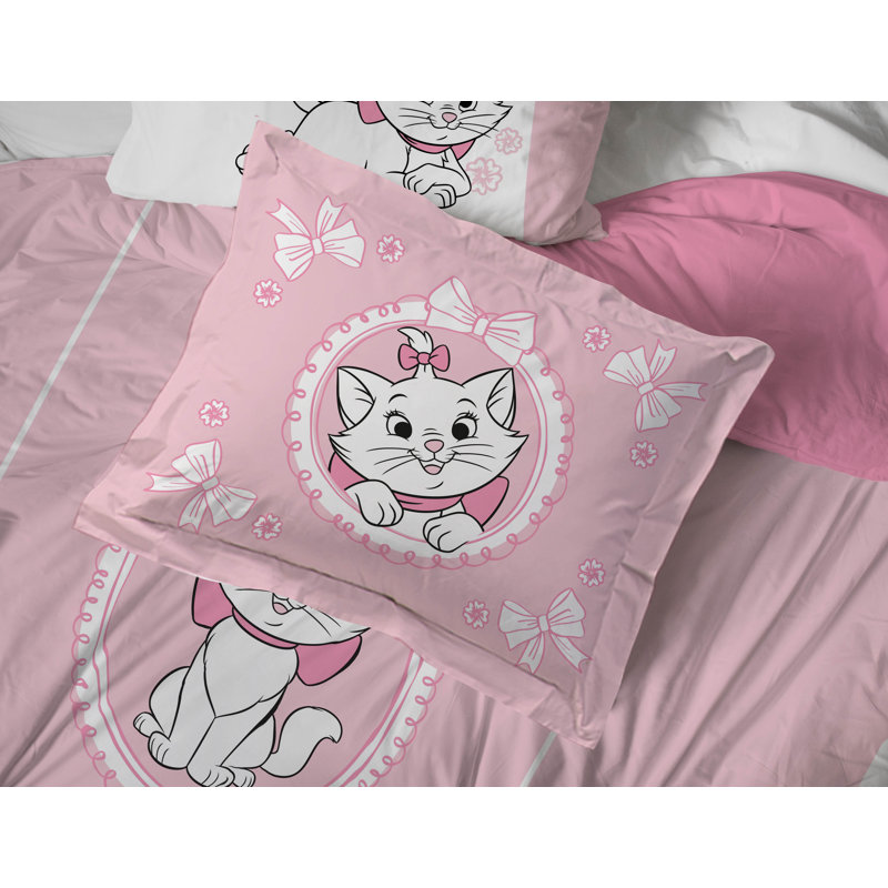 Aristocats Pretty Picture Twin Bed Set W/ Sham