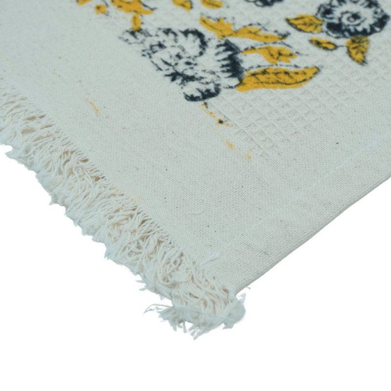 Tissu essuie-mains en coton tissé à la main 17 x 32
