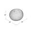 Repose-pieds rond large de 20 po Grimes-47571547