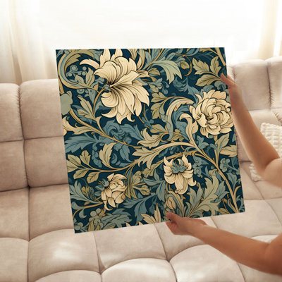 «Botanical William Morris Floral VI», reproduction d'art classique sans cadre