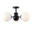 Plafonnier semi-encastré 3 lumières 23,5 po-105700989