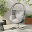 Chaise longue pivotante en osier Reno
