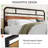 Dejania Metal Platform Bed Frame with Wooden Headboard and Footboard-652599130-652599133