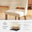 Engstrom Upholstered Dining Chairs Set Of 6, Modern Dining Room Kitchen Side Chair With Padded Seat & Wood Legs, Cream-1401313527-1401313524