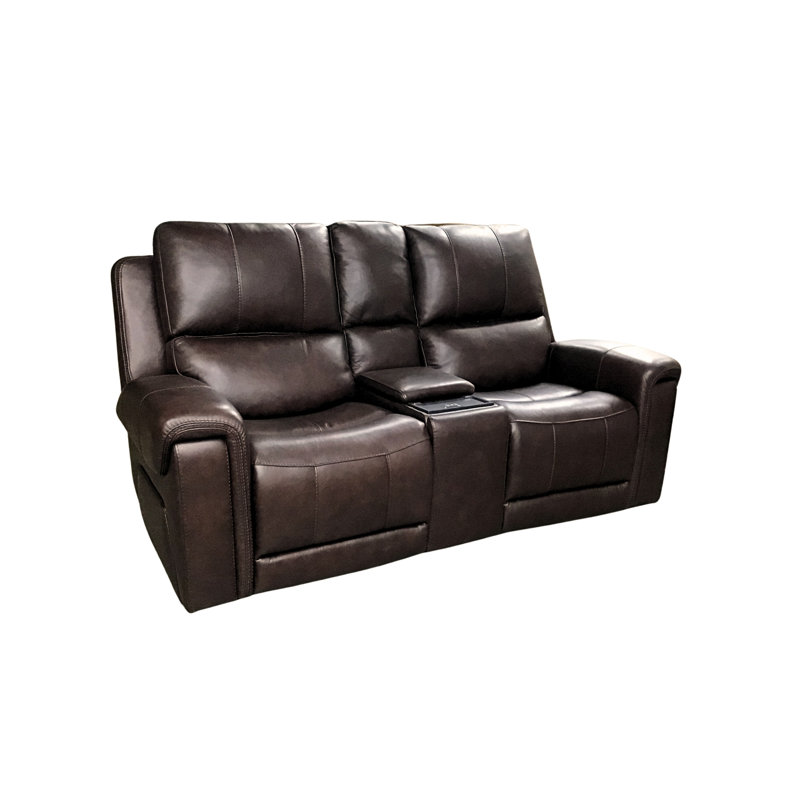 Causeuse en cuir Brook, Brown