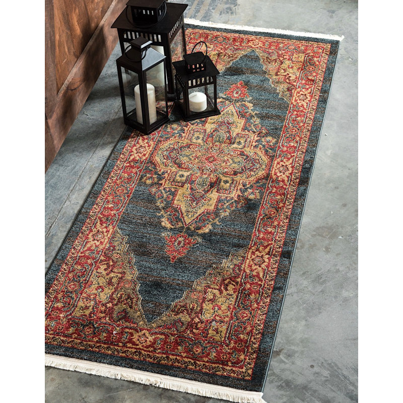 Azar Geometric Indoor Rug, Runner 2'7" x 6'7"