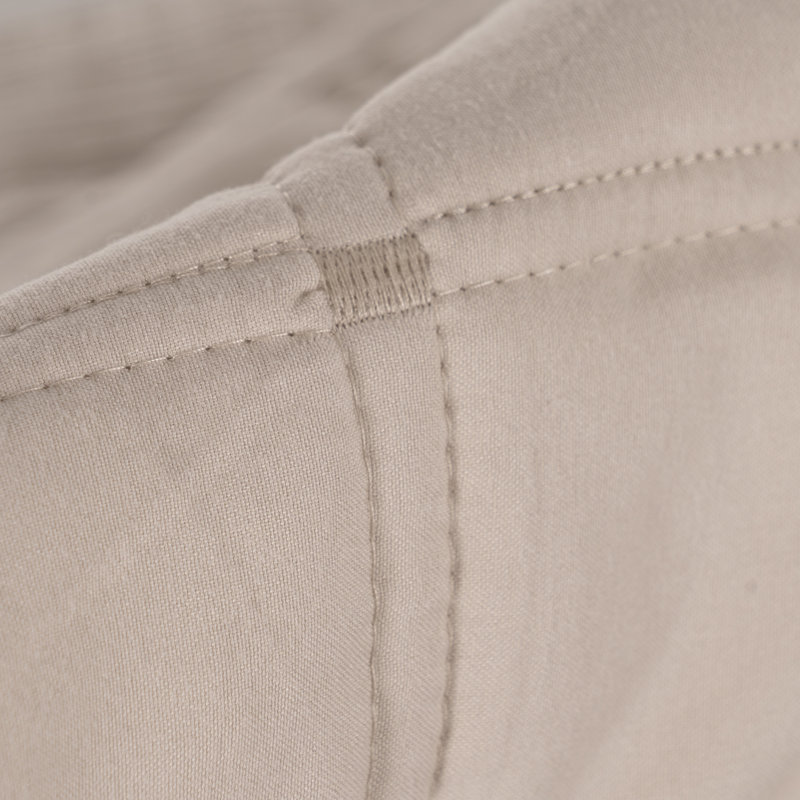 Aveen Quilted Throw Blanket, Beige, W280 x L230cm
