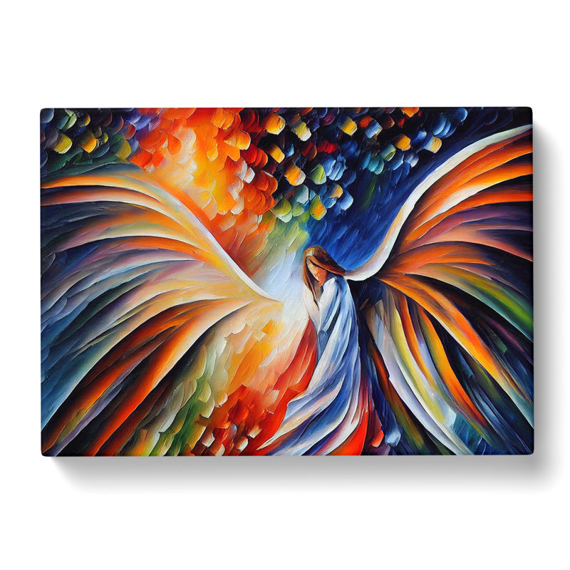 Sensational Angel Abstract - Wrapped Canvas Print, 35cm H x 50cm W x 3cm D