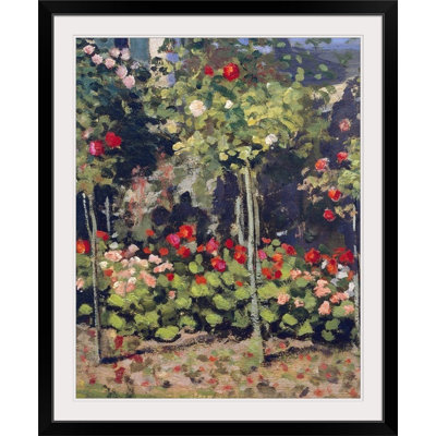 « jardin en fleur, 1866 » par l’impression de peinture Claude Monet