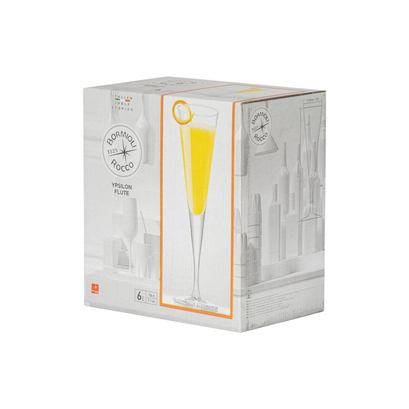 Ypsilon Champagne Flutes, 160ml, 24