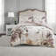 Ensembles de literie à motif floral doux pour grand lit en polyester Shabby Chic Home