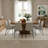 63.02~78.77 Inches Wide Wood Rectangular Extendable Dining Table kitchen Table Storage Pedestal Table